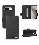 For Google Pixel 8 Magnetic Clasp Leather Phone Case(Black)