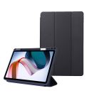 For Xiaomi Redmi Pad 10.61 Solid Color 3-folding Leather Tablet Case(Black)
