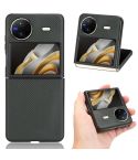 For vivo X Flip PU Leather PC Phone Case(Green)