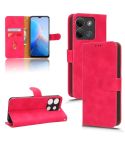 For lnfinix Smart 7 HD Skin Feel Magnetic Flip Leather Phone Case(Rose Red)