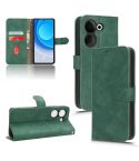 For TECNO Camon 20 Pro Skin Feel Magnetic Flip Leather Phone Case(Green)