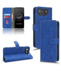 For ASUS ROG Phone 7 Skin Feel Magnetic Flip Leather Phone Case(Blue)