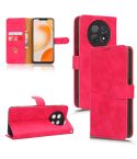 For Huawei Enjoy 60X Skin Feel Magnetic Flip Leather Phone Case(Rose Red)