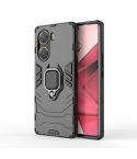 For vivo V29e 4G Global Magnetic Ring Holder PC + TPU Phone Case(Black)