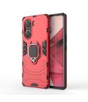 For vivo V29e 4G Global Magnetic Ring Holder PC + TPU Phone Case(Red)