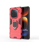 For vivo iQOO 12 Pro 5G Magnetic Ring Holder PC + TPU Phone Case(Red)