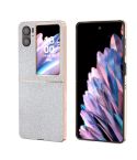 For OPPO Find N2 Flip Nano Plating Diamond Phone Case(Jewel Silver)