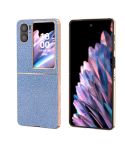 For OPPO Find N2 Flip Nano Plating Diamond Phone Case(Sapphire Blue)