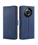 For Realme 11 Pro 5G / 11 Pro+ 5G Ultra-thin Voltage Side Buckle Horizontal Flip Leather Phone Case(Blue)