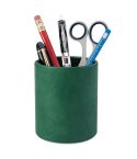 PU Leather Tool Storage Box Desktop Pen Holder(Dark Green)