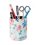 PU Leather Tool Storage Box Desktop Pen Holder(Blooming Rich)