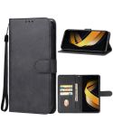 For Infinix Smart 8 Plus Leather Phone Case(Black)