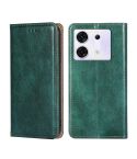 For Infinix Zero 30 5G Gloss Oil Solid Color Magnetic Leather Phone Case(Green)