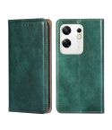 For Infinix Zero 30 4G Gloss Oil Solid Color Magnetic Leather Phone Case(Green)