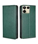 For Infinix Note 40 Pro 5G Gloss Oil Solid Color Magnetic Leather Phone Case(Green)