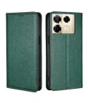 For Infinix Note 40 Pro 4G Gloss Oil Solid Color Magnetic Leather Phone Case(Green)