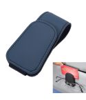 Car Sun Visor Glasses Holder Multifunctional Card Clip Storage Rack(Blue)