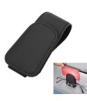 Car Sun Visor Glasses Holder Multifunctional Card Clip Storage Rack(Black)