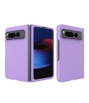 For Google Pixel Fold Oil-sprayed Integrated Phone Case(Purple)