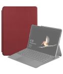 For Microsoft Surface Go 2 / Surface Go Voltage Elastic Texture Horizontal Flip Leather Case with Holder(Wine Red)
