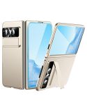 For Google Pixel Fold Integrated Electroplating PC Folding Phone Case(Gold)