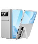 For Google Pixel Fold Integrated Electroplating PC Folding Phone Case(Silver)