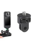 1/4 inch Screw Adjustable Metal Action Camera Adapter(Black)