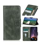 For Nokia XR21 Mirren Crazy Horse Texture Horizontal Flip Leather Phone Case(Dark Green)