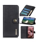 For OnePlus Nord 3 / Ace 2V KHAZNEH Cowhide Texture Flip Leather Phone Case(Black)