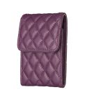 BFK08 Vertical Card Bag Mobile Phone Back Sticker(Dark Purple)