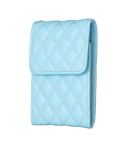 BFK08 Vertical Card Bag Mobile Phone Back Sticker(Blue)
