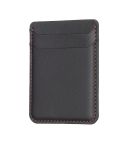 BFK12 R20 Texture Card Bag Mobile Phone Back Sticker(Black)