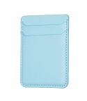 BFK12 R20 Texture Card Bag Mobile Phone Back Sticker(Blue)