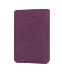 BFK13 Frosted Card Bag Mobile Phone Back Sticker(Dark Purple)