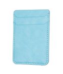 BFK13 Frosted Card Bag Mobile Phone Back Sticker(Blue)