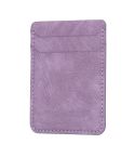 BFK13 Frosted Card Bag Mobile Phone Back Sticker(Purple)