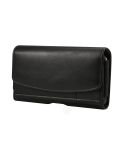 Horizontal Plate Hanging Waist Phone Waist Pack Leather Case with Card Slot For 6.7-6.9 inch