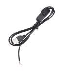 1m USB DC Cable with Switch(Black)