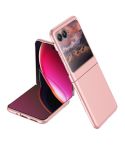 For Motorola Razr 40 Ultra Ultrathin Skin Feel PC Shockproof Phone Case(Pink)