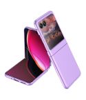 For Motorola Razr 40 Ultra Ultrathin Skin Feel PC Shockproof Phone Case(Purple)