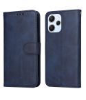 For Xiaomi Redmi 12 4G Classic Calf Texture Flip Leather Phone Case(Blue)