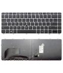 For HP EliteBook 840 G3 Fingerless US Version Laptop Backlight Keyboard
