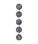 For Canon EOS 5D Mark III Menu Button Cap