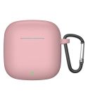 For Huawei Freebuds SE 2 Shockproof Silicone Earphone Protective Case with Hook(Pink)