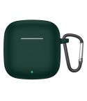 For Huawei Freebuds SE 2 Shockproof Silicone Earphone Protective Case with Hook(Dark Green)