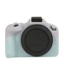 For Canon EOS R50 Soft Silicone Protective Case(Jello Pink Green)