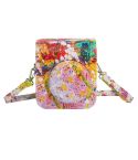 For FUJIFILM instax mini 12 Painted Full Body Leather Case Camera Bag with Strap(Abstract Painting)