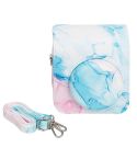 For FUJIFILM instax mini 12 Painted Full Body Leather Case Camera Bag with Strap(Dream Waves)