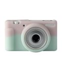 For Sony ZV-1F / ZV1 M2 Soft Silicone Protective Case(Jello Pink Green)