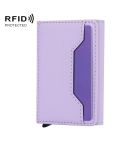 Anti Theft Brush Card Bag, Size:10x6x3cm(Purple)